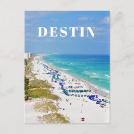 Destin Florida-strandscen Vykort