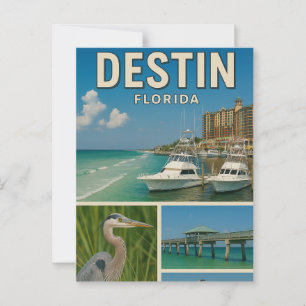 Destin Florida Travel Postcard Vykort