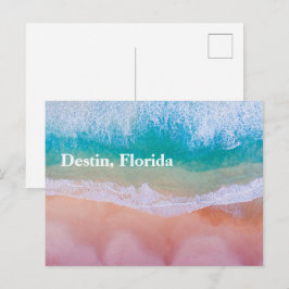 Destin Florida Vacker solnedgång Strand Fotografi Vykort