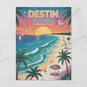 Destin Florida Världens Luckyaste Fiskeby Vykort