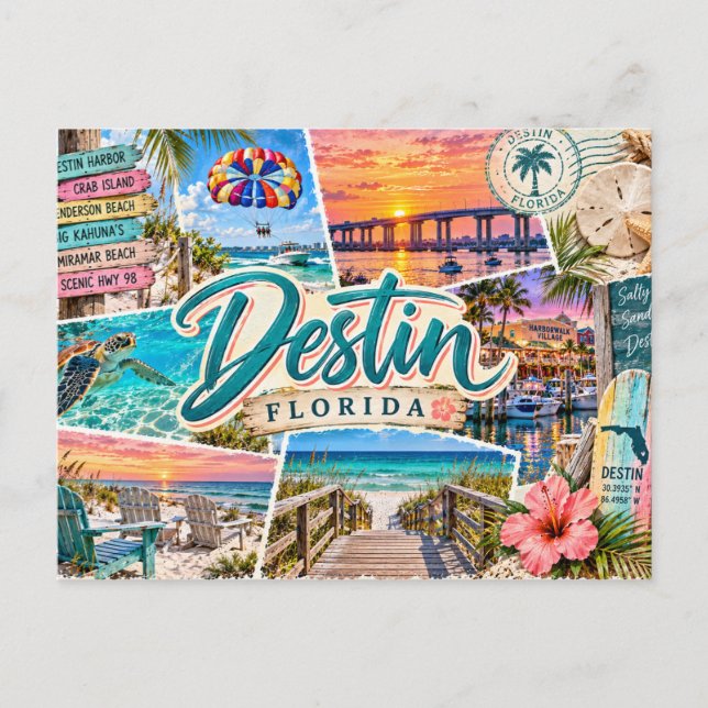Destin Florida Vykort (Framsida)