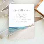 DESTIN Florida Watercolor Beach Spara datum Inbjudningar<br><div class="desc">Det här sparar datumet med en vattenfärgsmålning av den vackra Destin,  Florida-stränderna och modernt minimalistiskt typsnitt. Det här sparar datumet är perfekt för ditt mål bröllop eller händelse i Florida. Lägg enkelt till ett foto på baksidan och ändra webbplatsen bröllop för att ge dina gäster ytterligare information.</div>