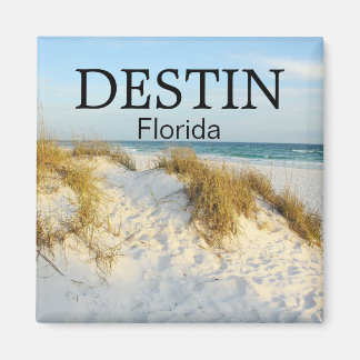 Destin Florida white sandstrand sunset magnet