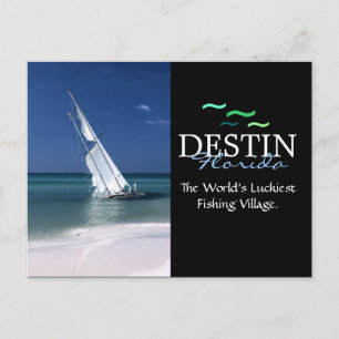 Destin Florida, World Luckiest Fishing Village Vykort