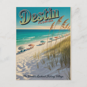 Destin Florida World's Luckiest Fishing Village Vykort