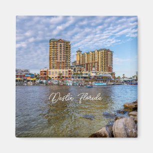 Destin Harbor BoardgångSquare Magnet