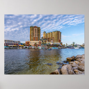 Destin Harbor BoardpromenPoster Poster