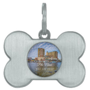 Destin Harbor Boardpromenpromenäggs-tagg ID-bricka Husdjur
