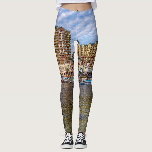 Destin Harbor Boardwalgångleggings Leggings (Framsida)