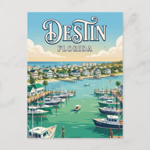 Destin Harbor Boardwalk USA Vykort