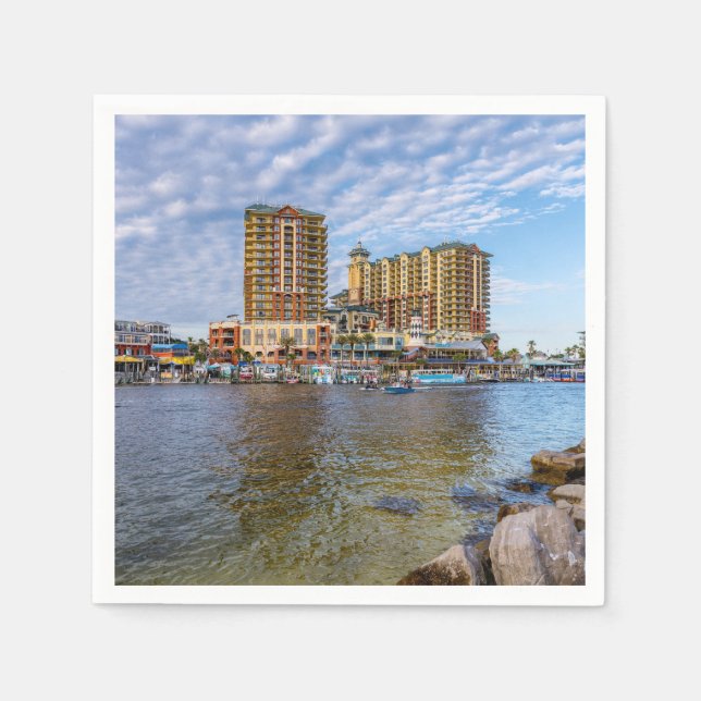 Destin Harbor BoardwalPappersservett Pappersservett (Framsidan)