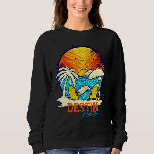 Destin Sunset Florida Semester Båda Familj Grupp T Shirt