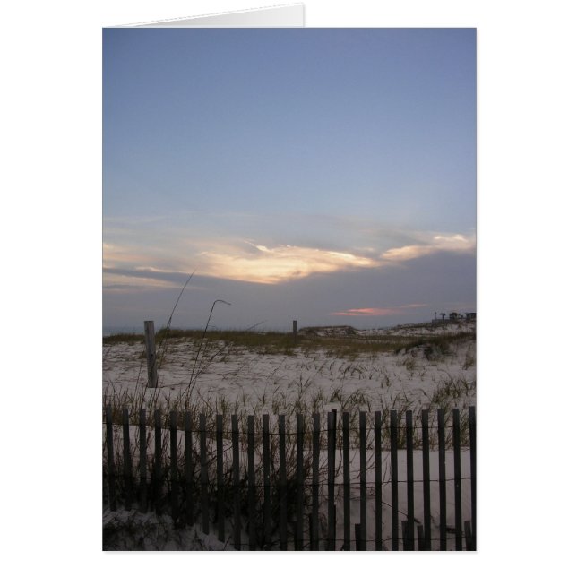 Destin Sunset Hälsningskort (Framsidan)