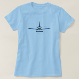 Destination Atlanta Georgia GA Airplan Airport T Shirt
