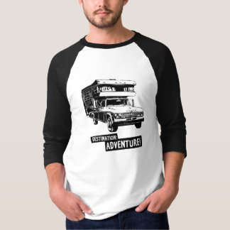 Destination: Äventyr! Vintagelastbilcampare T Shirt