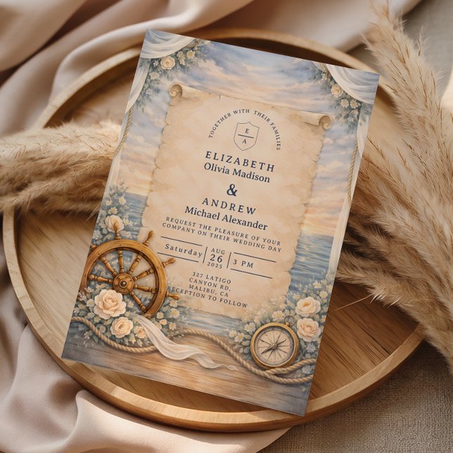 Destination Cruise Wedding Inbjudningar (Skapare uppladdad)