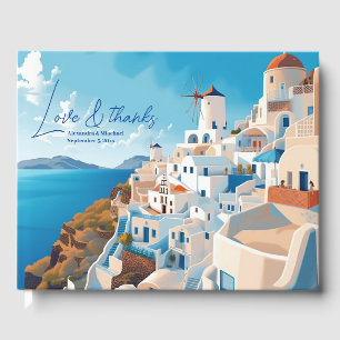 Destination Greece Santorini Bröllop Gästböcker