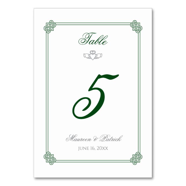 Destination Ireland Bordsnummer (Framsidan)