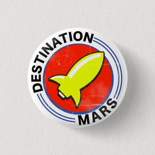 Destination Mars Knapp (Framsida)