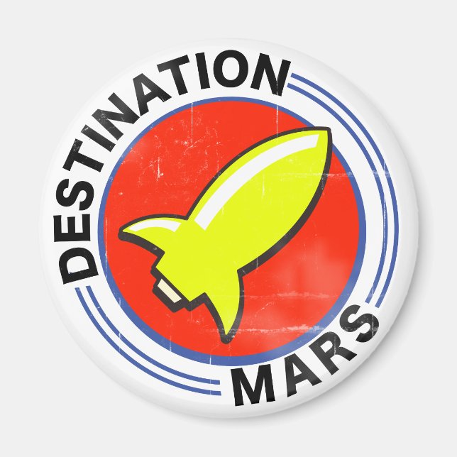 Destination Mars Magnet (Framsidan)