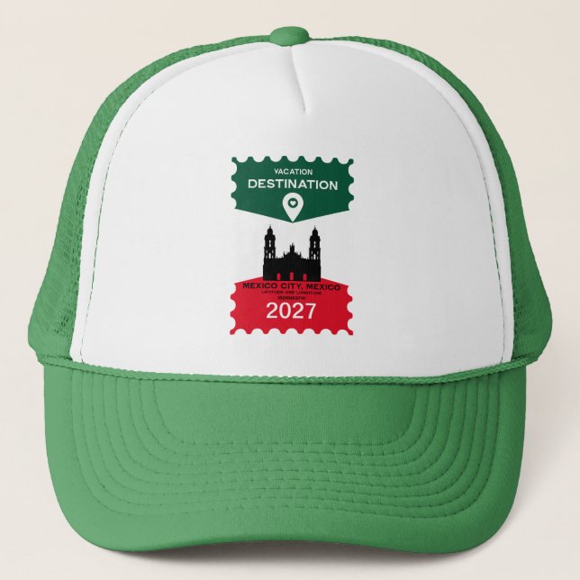 Destination Mexico Vacation Gift Keps (Framsida)