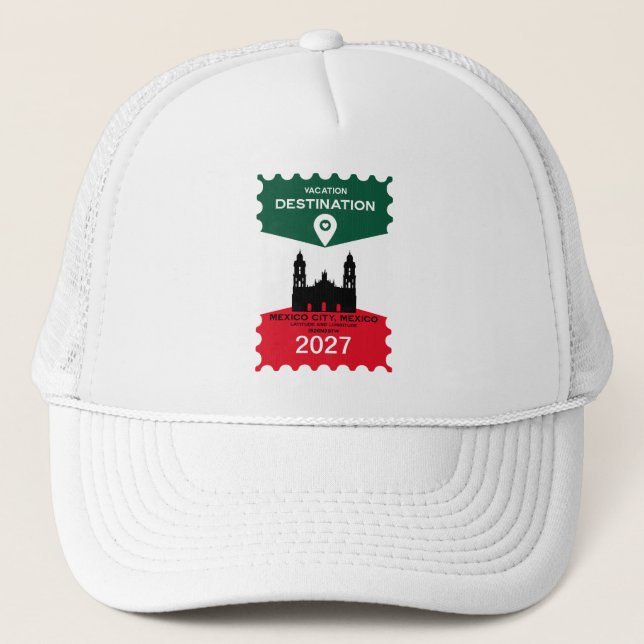 Destination Mexico Vacation Gift Keps (Framsida)