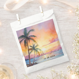 Destination Sunset Beach Wedding