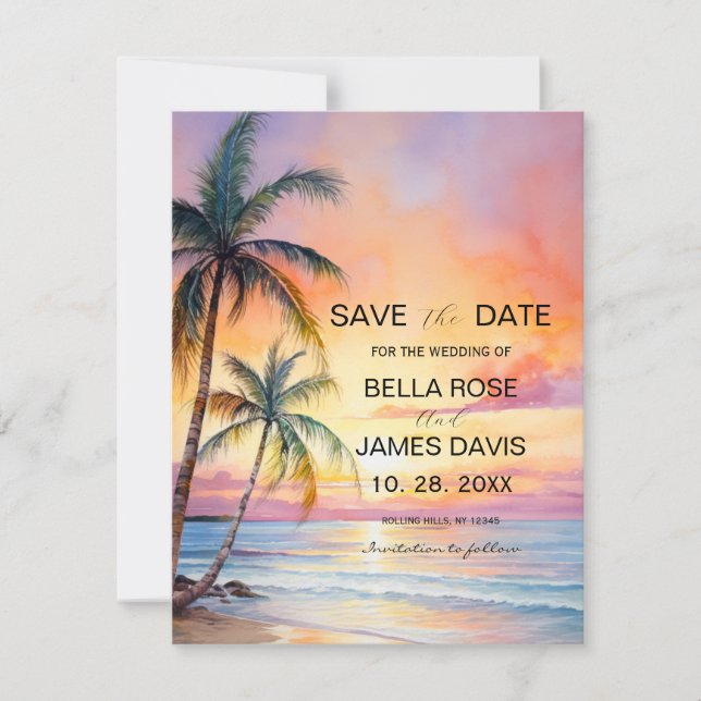 Destination Sunset Beach Wedding (Framsida)