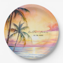 Destination Sunset Beach Wedding