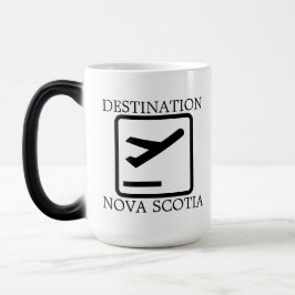 Destination till Öster Kusten Nova Scotia-öl mugg