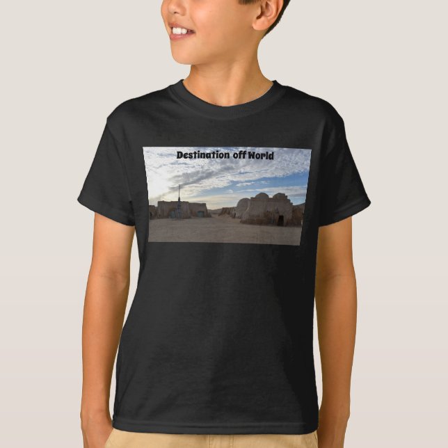 Destination utanför världen t shirt (Framsida)