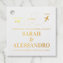 Destination Wedding Airplane Heart