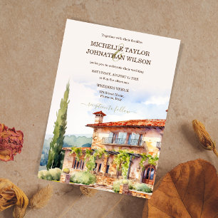 Destination Wedding Italien Toskany Florence Inbjudningar