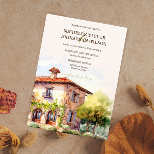 Destination Wedding Italien Toskany Florence Inbjudningar
