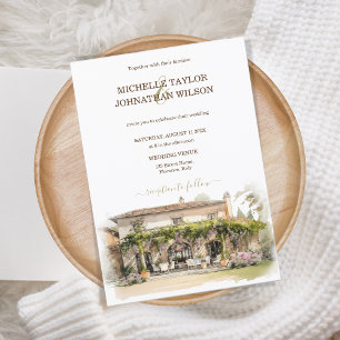 Destination Wedding Italien Toskany Florence Inbjudningar