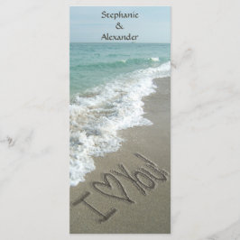 Destination Wedding Program, Beach Theme Program