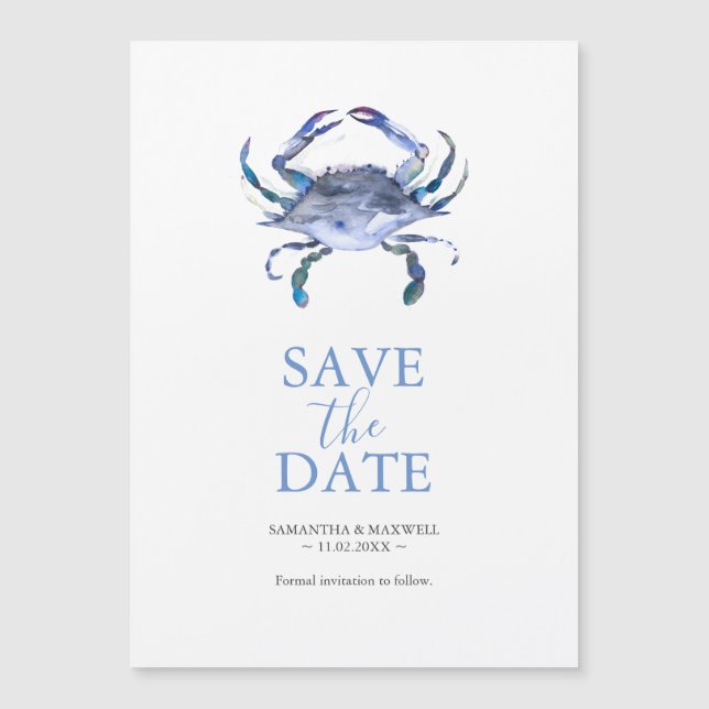 Destination Wedding Spara datum magneter (Framsida)