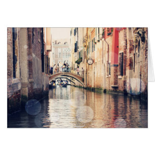 Destinationer Bild av Venedig Gondolas Hälsningskort