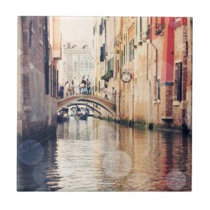 Destinationer Bild av Venedig Gondolas Kakelplatta