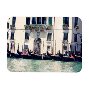 Destinationer Fotografi av Venedigs vattenfront Magnet