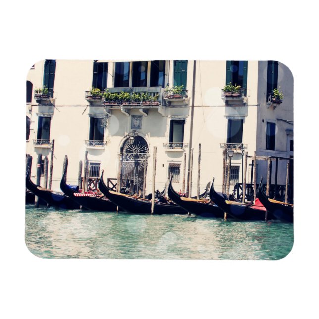Destinationer | Fotografi över Venedig Waterfront Magnet (Horisontell)