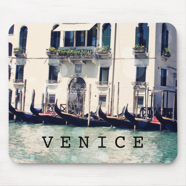 Destinationer | Fotografi över Venedig Waterfront Musmatta (Framsidan)