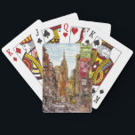 Destinationer | New York City View of Little Itali Casinokort<br><div class="desc">Få borttappad i den här spektakulära vattenfärgen och bläck-designen av den extremt begåvade Melissa Wang på ett stort antal produkter från Zazzle. Melissa ger liv åt den lilla Italien i New York City med det överlägsna imperiet som bygger regn. Berätta för öga om hur detaljerat Wang har lagt fram detta...</div>