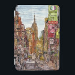 Destinationer | New York City View of Little Itali iPad Mini Skydd<br><div class="desc">Få borttappad i den här spektakulära vattenfärgen och bläck-designen av den extremt begåvade Melissa Wang på ett stort antal produkter från Zazzle. Melissa ger liv åt den lilla Italien i New York City med det överlägsna imperiet som bygger regn. Berätta för öga om hur detaljerat Wang har lagt fram detta...</div>