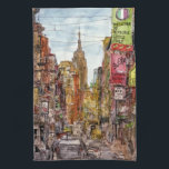 Destinationer | New York City View of Little Itali Kökshandduk<br><div class="desc">Få borttappad i den här spektakulära vattenfärgen och bläck-designen av den extremt begåvade Melissa Wang på ett stort antal produkter från Zazzle. Melissa ger liv åt den lilla Italien i New York City med det överlägsna imperiet som bygger regn. Berätta för öga om hur detaljerat Wang har lagt fram detta...</div>