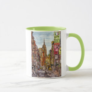 Destinationer   New York City View of Little Itali Mugg