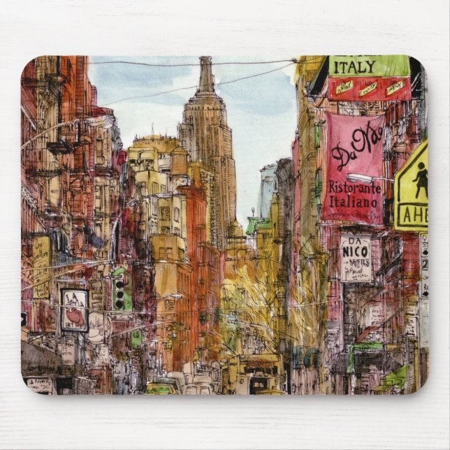 Destinationer | New York City View of Little Itali Musmatta (Framsidan)