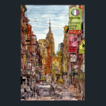 Destinationer | New York City View of Little Itali Poster<br><div class="desc">Få borttappad i den här spektakulära vattenfärgen och bläck-designen av den extremt begåvade Melissa Wang på ett stort antal produkter från Zazzle. Melissa ger liv åt den lilla Italien i New York City med det överlägsna imperiet som bygger regn. Berätta för öga om hur detaljerat Wang har lagt fram detta...</div>