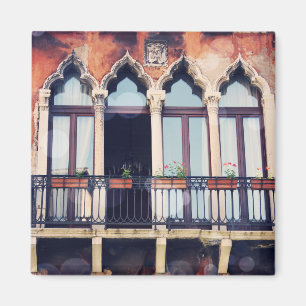 Destinationer Rustic Venice Byggnad Magnet