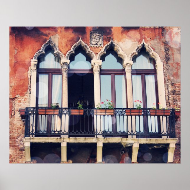 Destinationer | Rustic Venice Byggnad Poster (Framsidan)